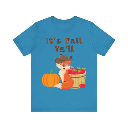 It's Fall Ya'll Unisex Jersey Short Sleeve Tee