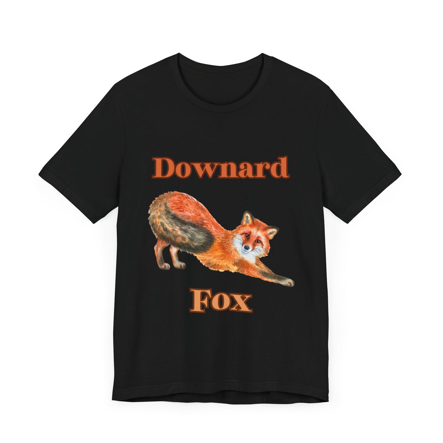 Downward Fox Unisex Jersey Short Sleeve Tee