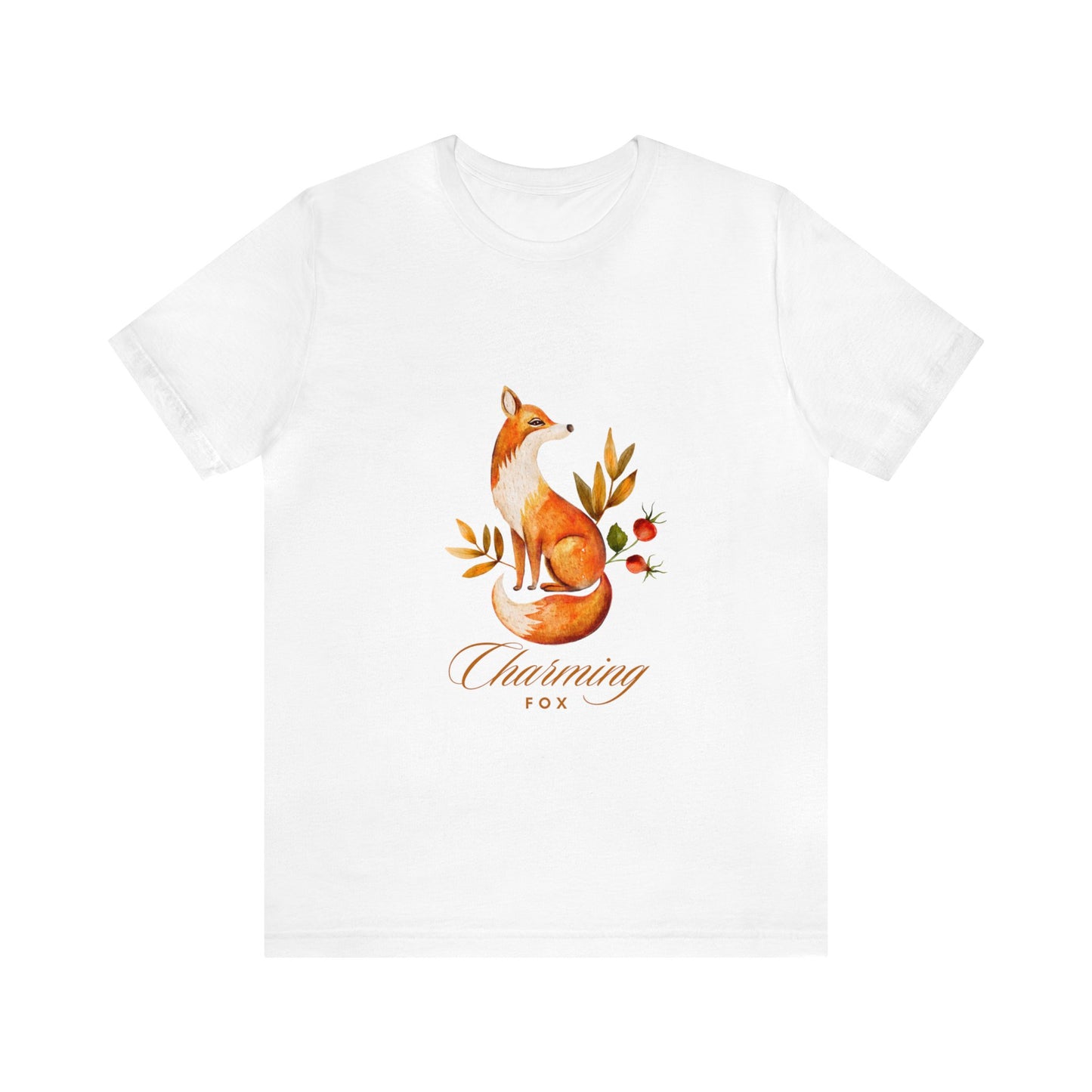 Charming Fox Unisex Jersey Short Sleeve Tee