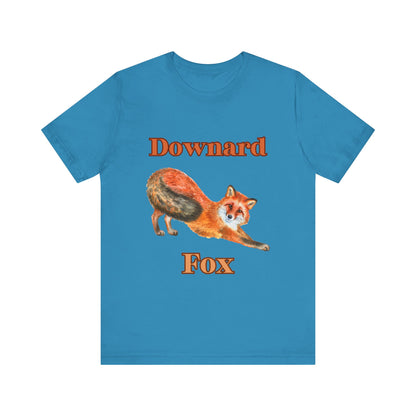 Downward Fox Unisex Jersey Short Sleeve Tee