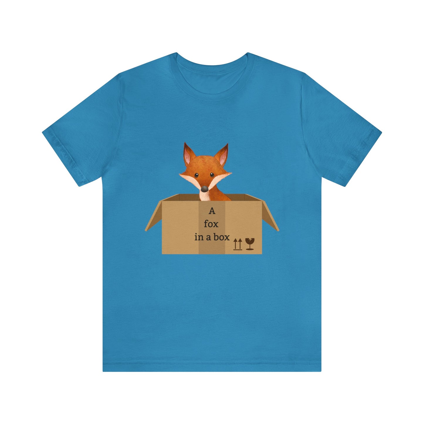 A Fox In A Box Unisex Jersey Short Sleeve Tee