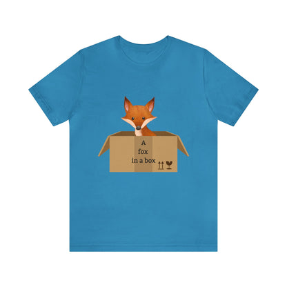 A Fox In A Box Unisex Jersey Short Sleeve Tee