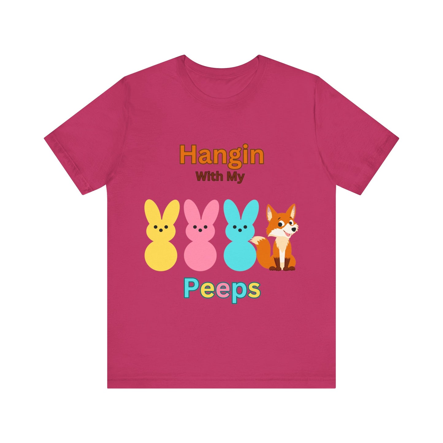 Hangin with My Peeps Unisex Jersey Short Sleeve Tee