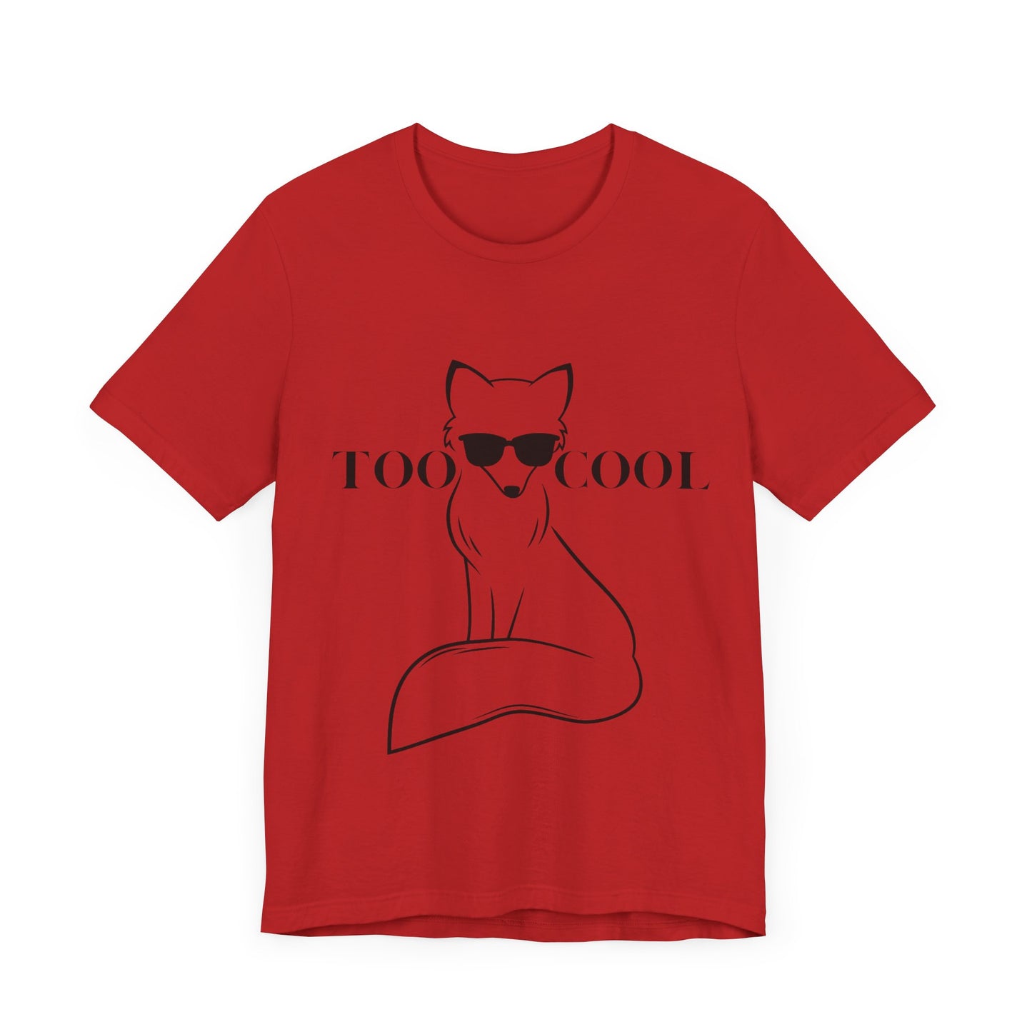 Too Cool Fox Unisex Jersey Short Sleeve Tee