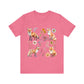 Flower Foxes Unisex Jersey Short Sleeve Tee