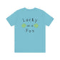 Lucky as a Fox Unisex Jersey Short Sleeve Tee