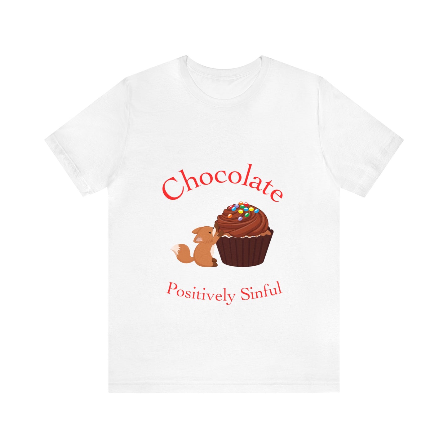 Chocolate Positively Sinful Unisex Jersey Short Sleeve Tee