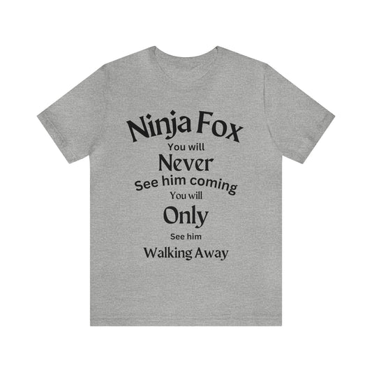 Ninja Fox Unisex Jersey Short Sleeve Tee