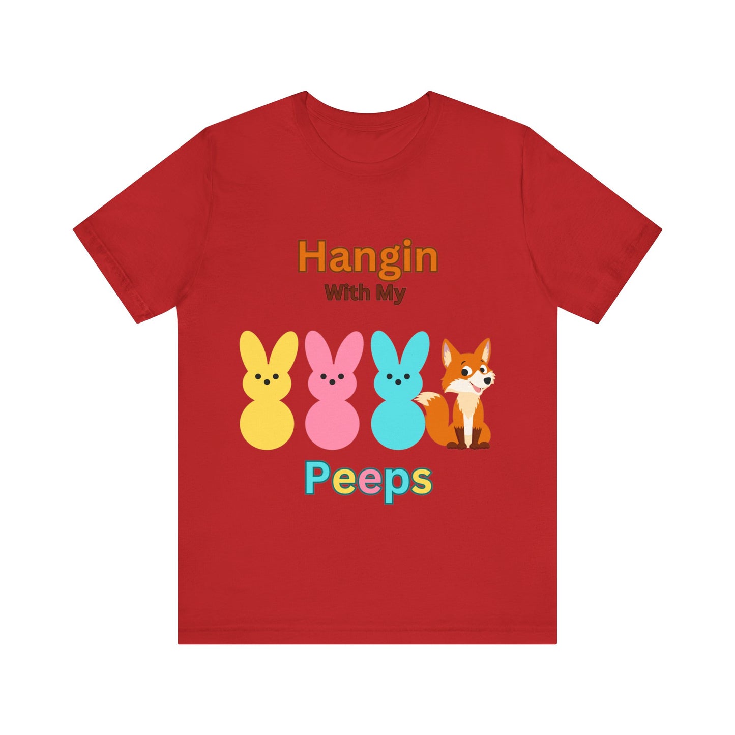 Hangin with My Peeps Unisex Jersey Short Sleeve Tee