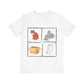 Fox, Rocks, Box, Socks Unisex Jersey Short Sleeve Tee