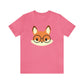 A Fox With Glasses Unisex Jersey Short Sleeve Tee