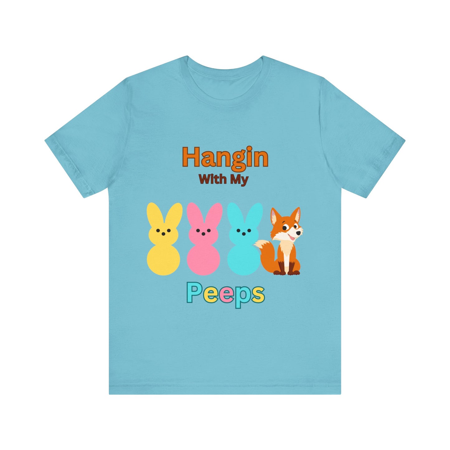 Hangin with My Peeps Unisex Jersey Short Sleeve Tee