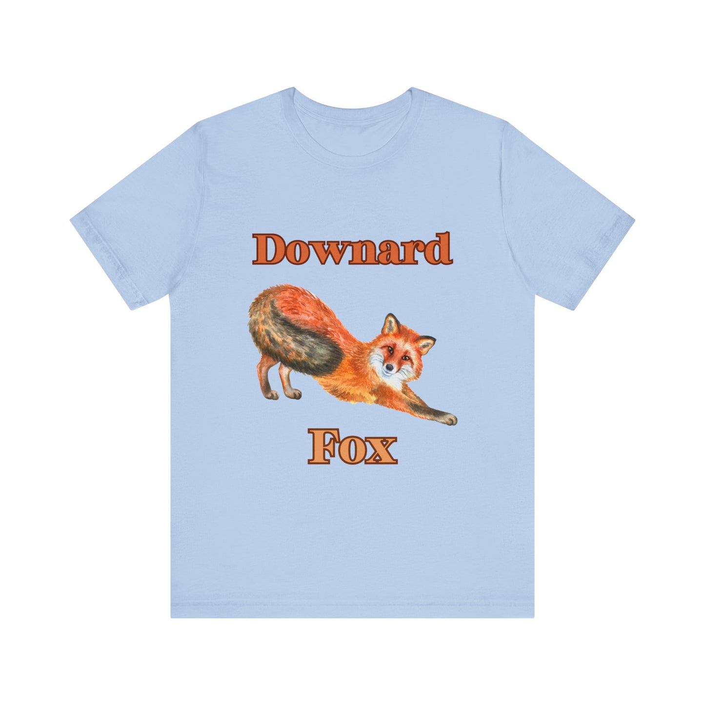 Downward Fox Unisex Jersey Short Sleeve Tee