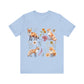 Flower Foxes Unisex Jersey Short Sleeve Tee