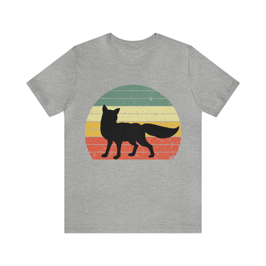 Rainbow Fox Jersey Short Sleeve Tee