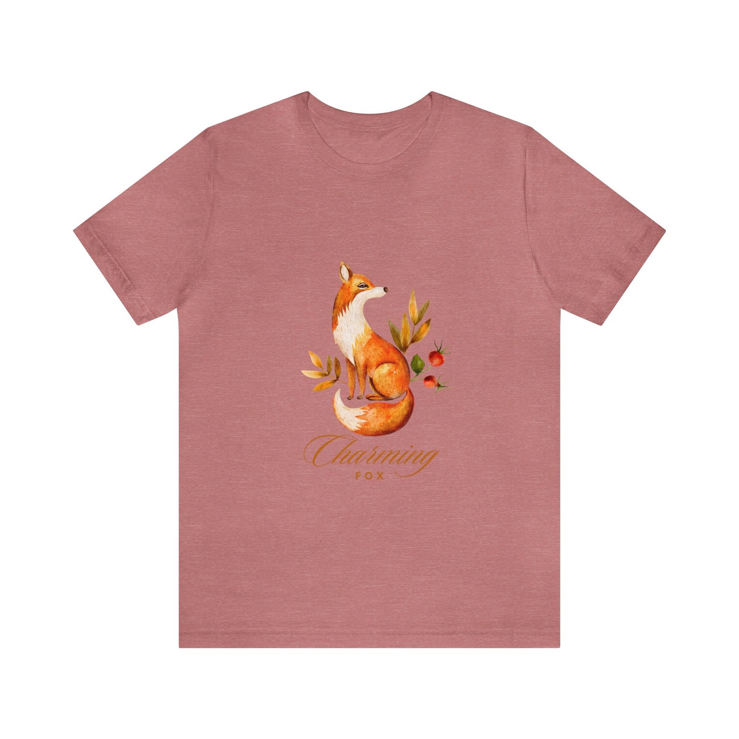 Charming Fox Unisex Jersey Short Sleeve Tee