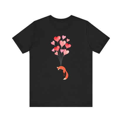 Valentine balloons Unisex Jersey Short Sleeve Tee