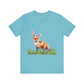 Easter Fox Unisex Jersey Short Sleeve Tee