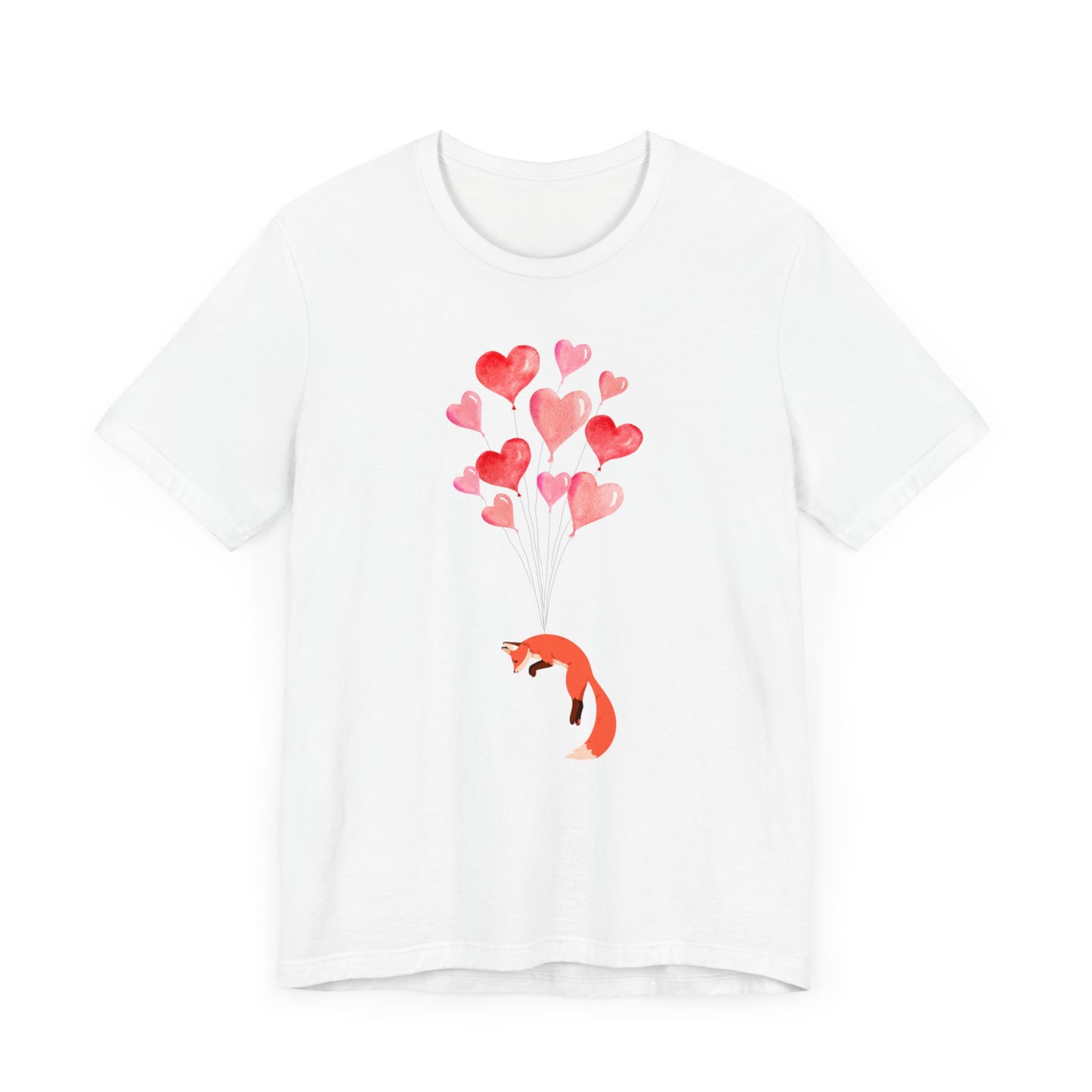 Valentine balloons Unisex Jersey Short Sleeve Tee