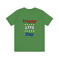 Happy 1776 Day Unisex Jersey Short Sleeve Tee