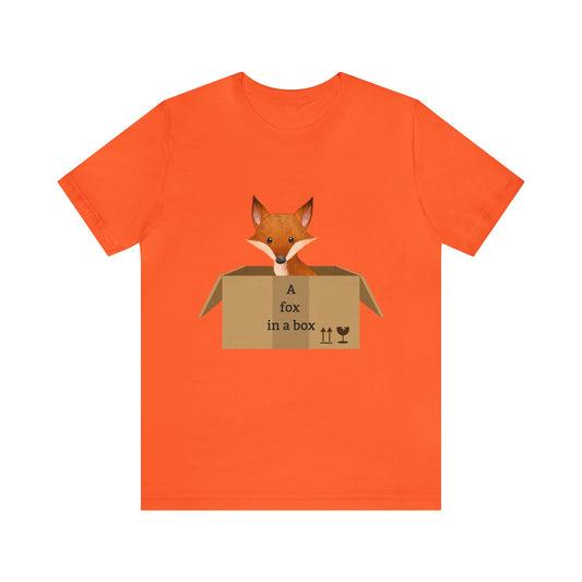 A Fox In A Box Unisex Jersey Short Sleeve Tee