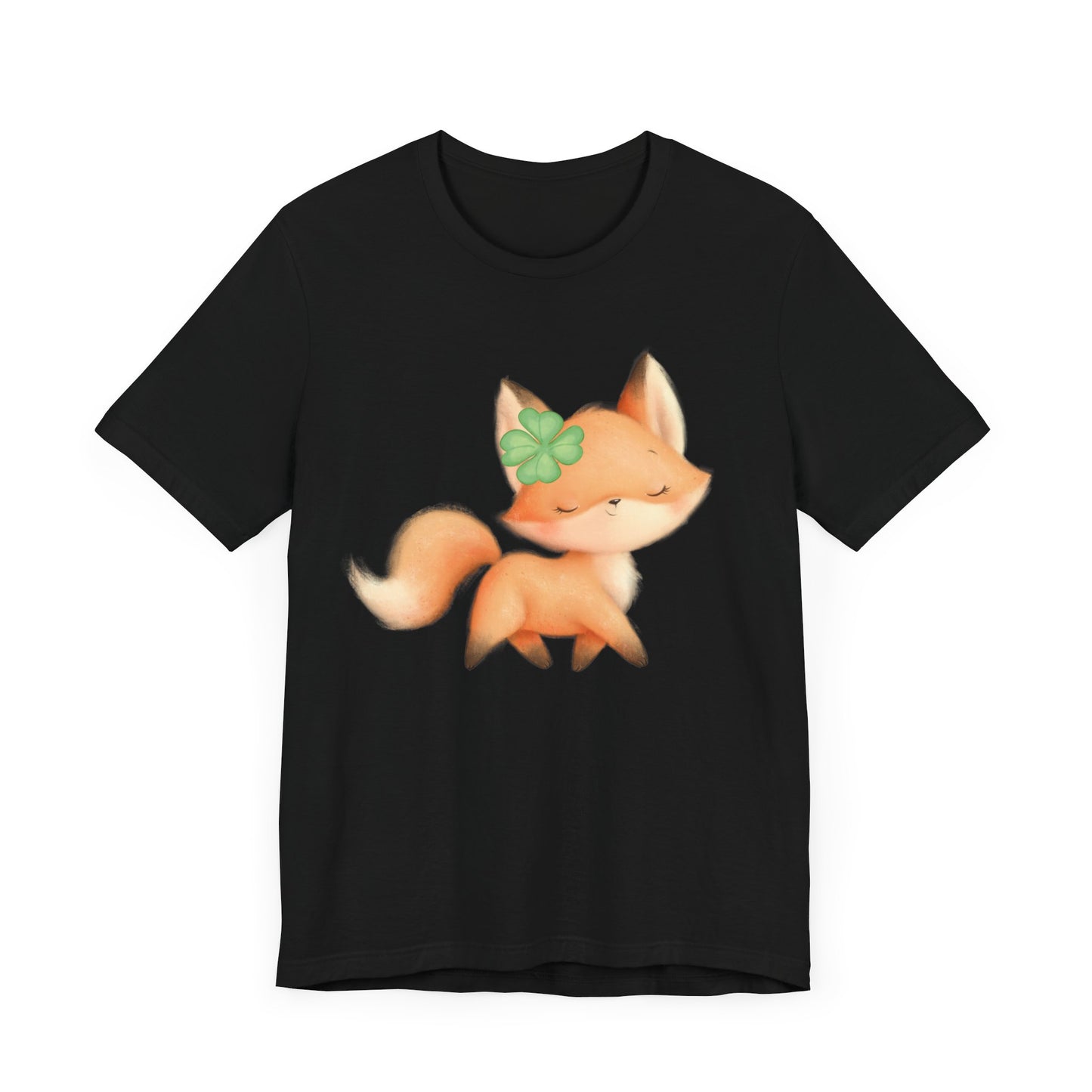 Lucky as a Fox Unisex Jersey Short Sleeve Tee