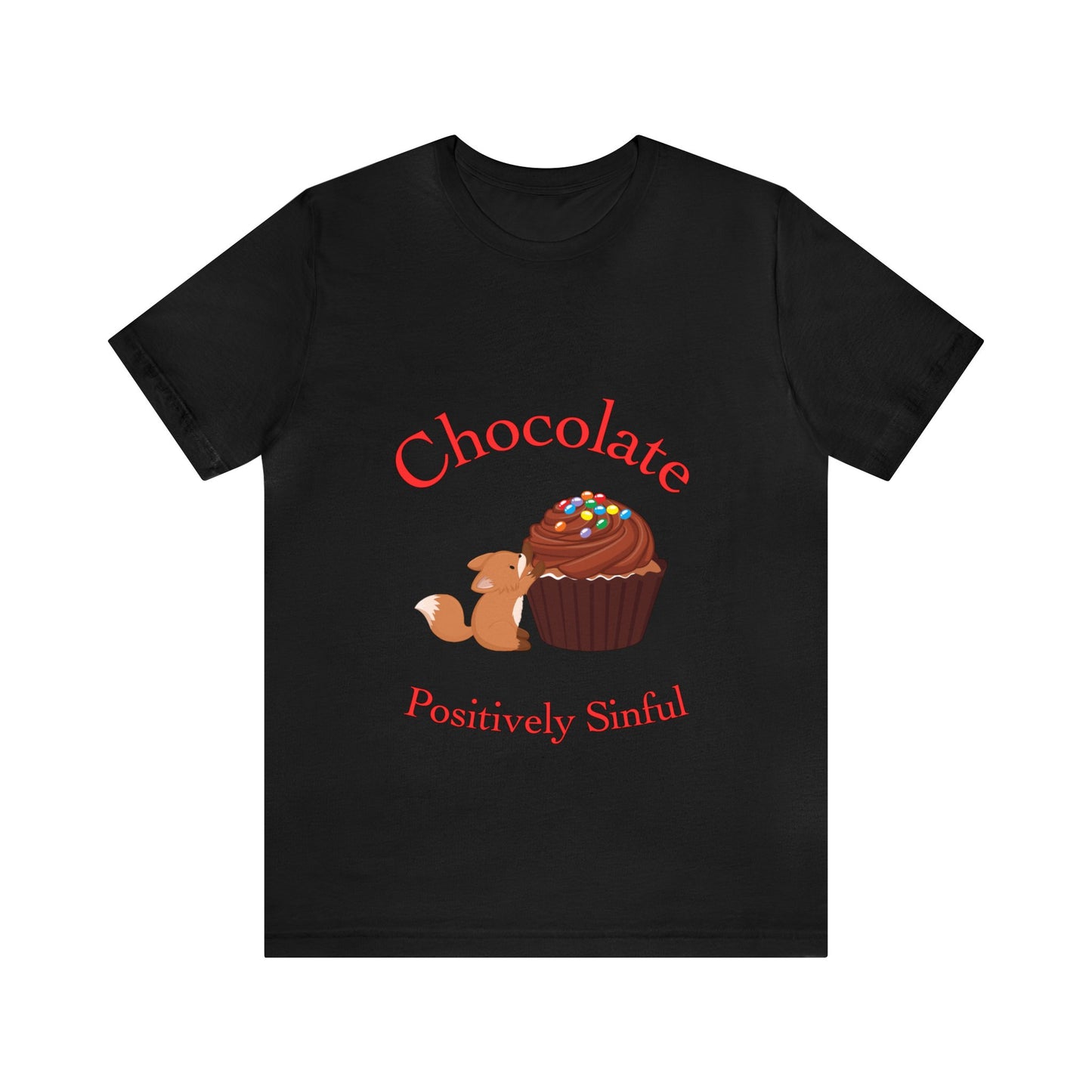 Chocolate Positively Sinful Unisex Jersey Short Sleeve Tee