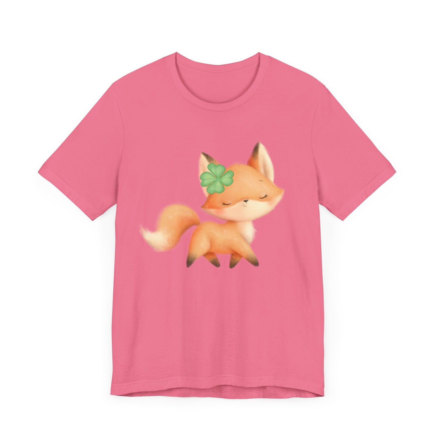 Lucky as a Fox Unisex Jersey Short Sleeve Tee