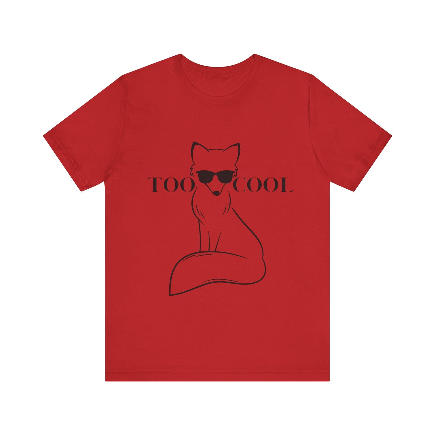 Too Cool Fox Unisex Jersey Short Sleeve Tee