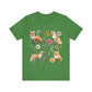 Flower Foxes Unisex Jersey Short Sleeve Tee