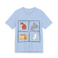 Fox, Rocks, Box, Socks Unisex Jersey Short Sleeve Tee