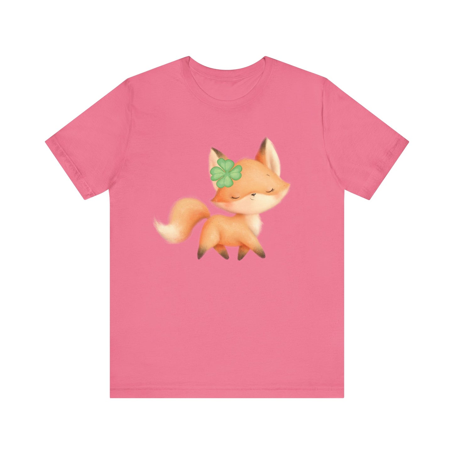 Lucky as a Fox Unisex Jersey Short Sleeve Tee