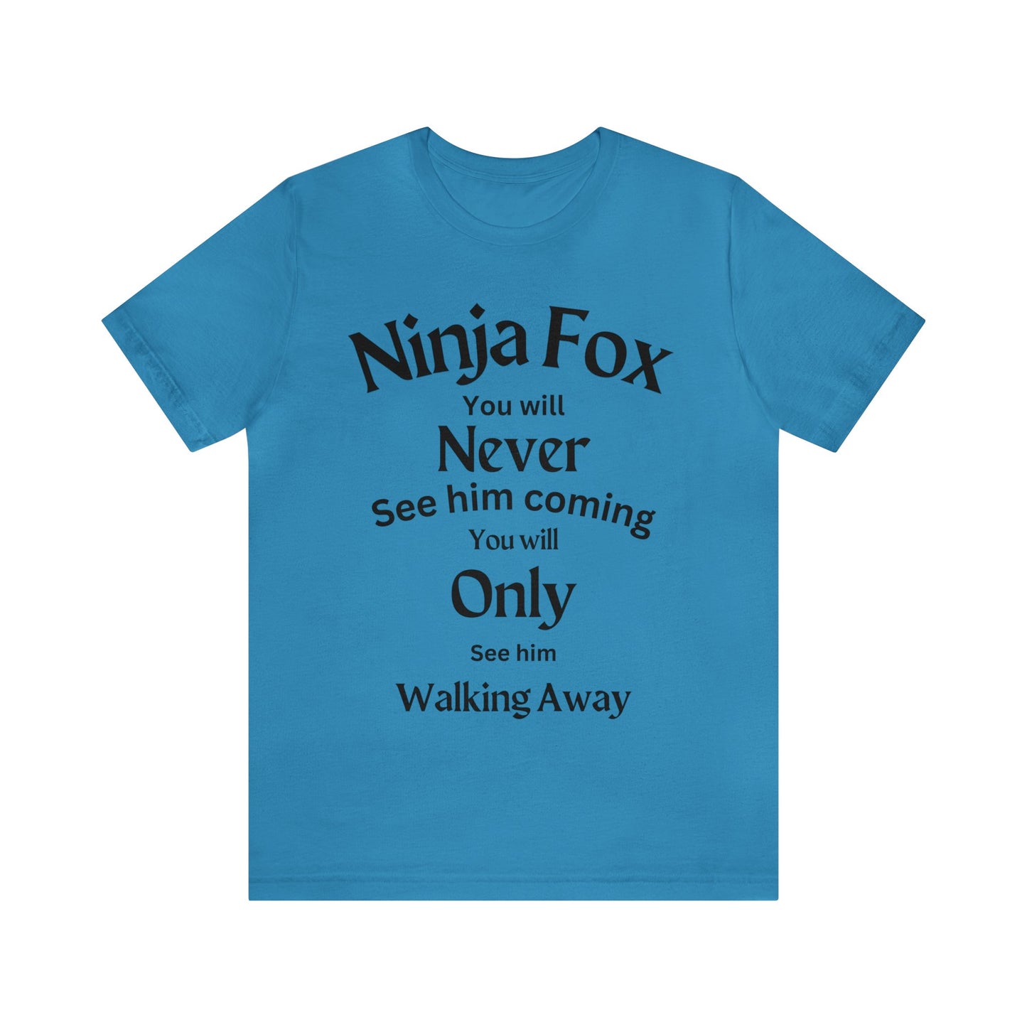 Ninja Fox Unisex Jersey Short Sleeve Tee