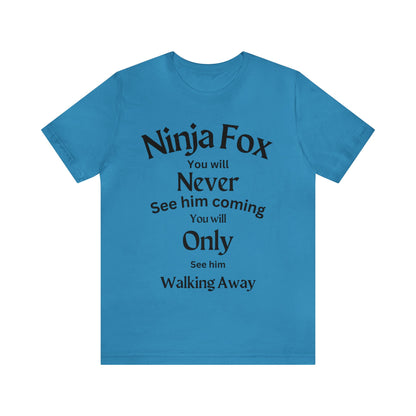 Ninja Fox Unisex Jersey Short Sleeve Tee