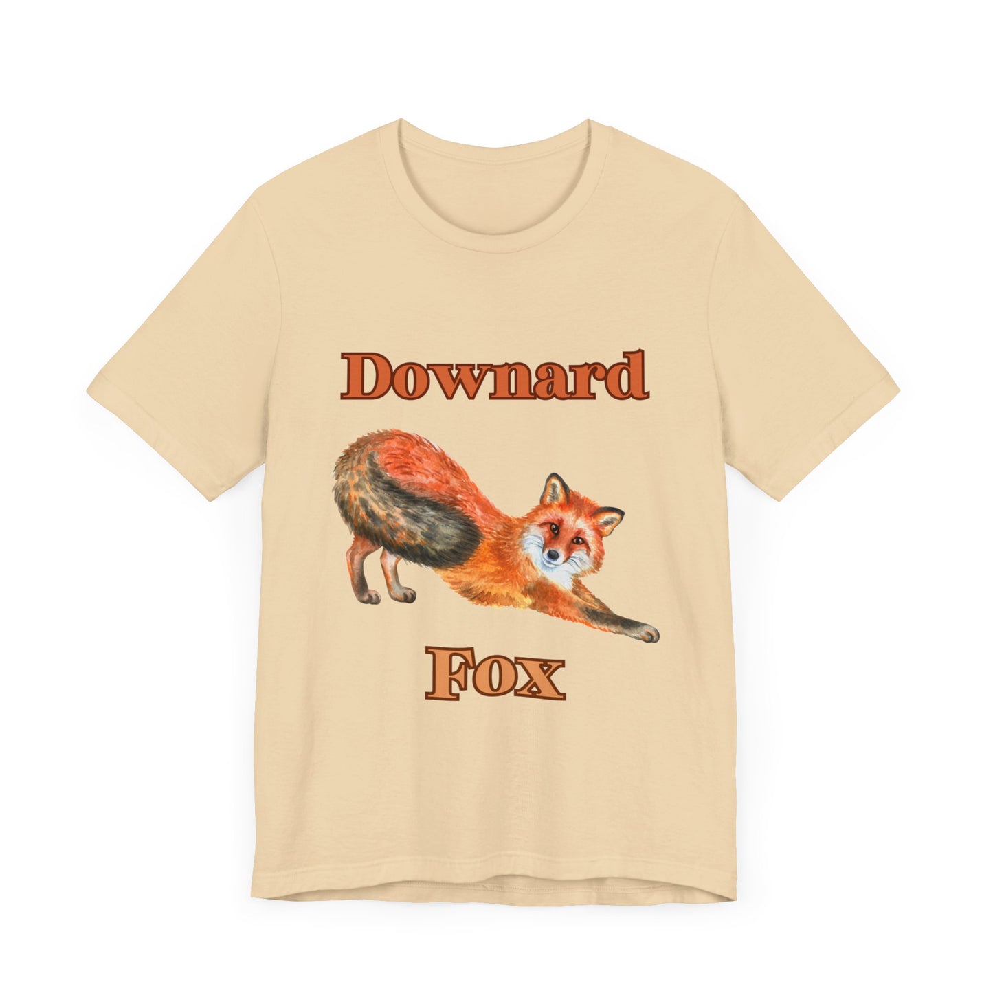 Downward Fox Unisex Jersey Short Sleeve Tee