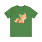 Lucky as a Fox Unisex Jersey Short Sleeve Tee