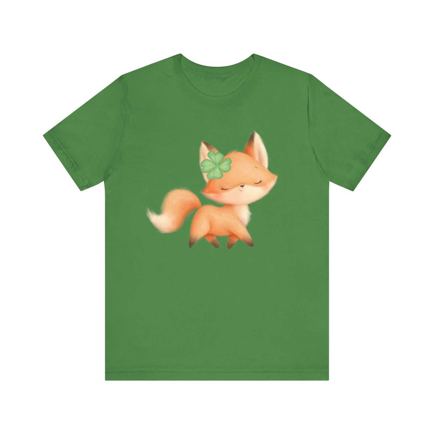 Lucky as a Fox Unisex Jersey Short Sleeve Tee