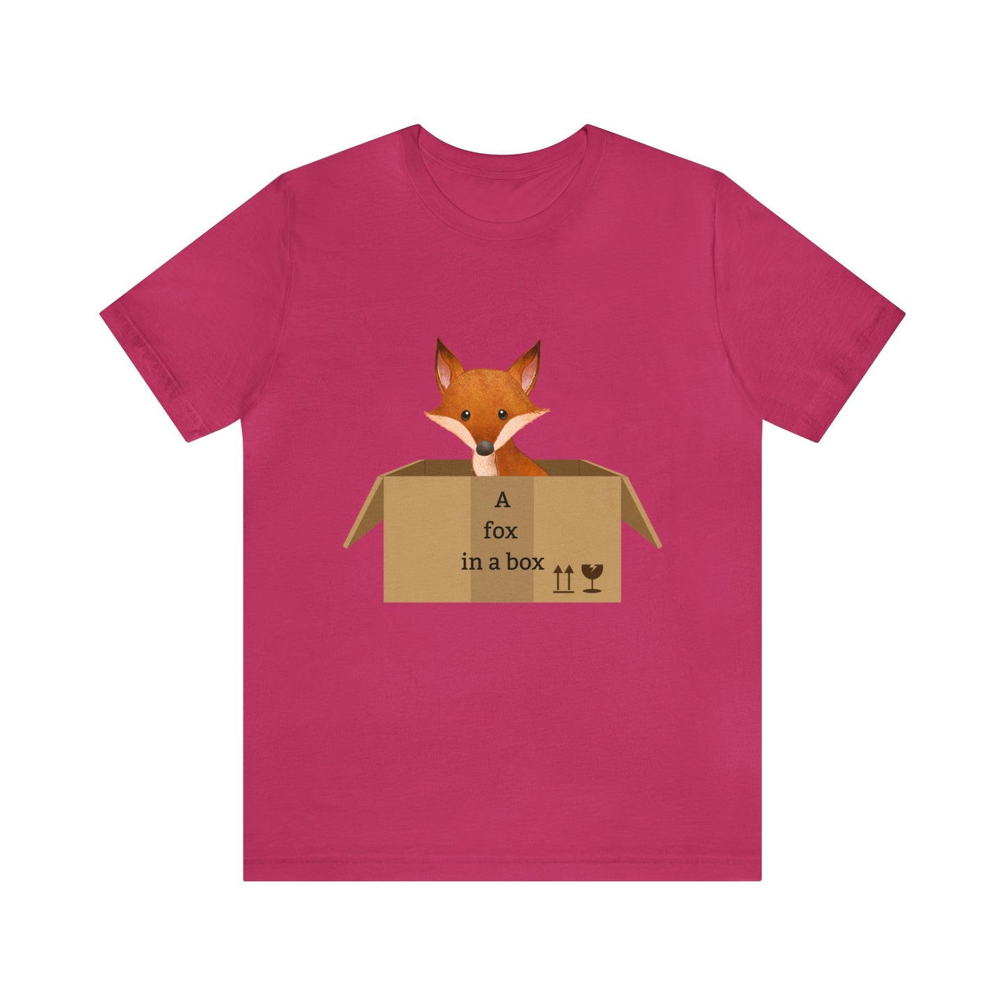 A Fox In A Box Unisex Jersey Short Sleeve Tee