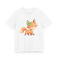 Lucky as a Fox Unisex Jersey Short Sleeve Tee