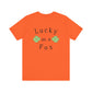 Lucky as a Fox Unisex Jersey Short Sleeve Tee