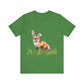 Easter Fox Unisex Jersey Short Sleeve Tee