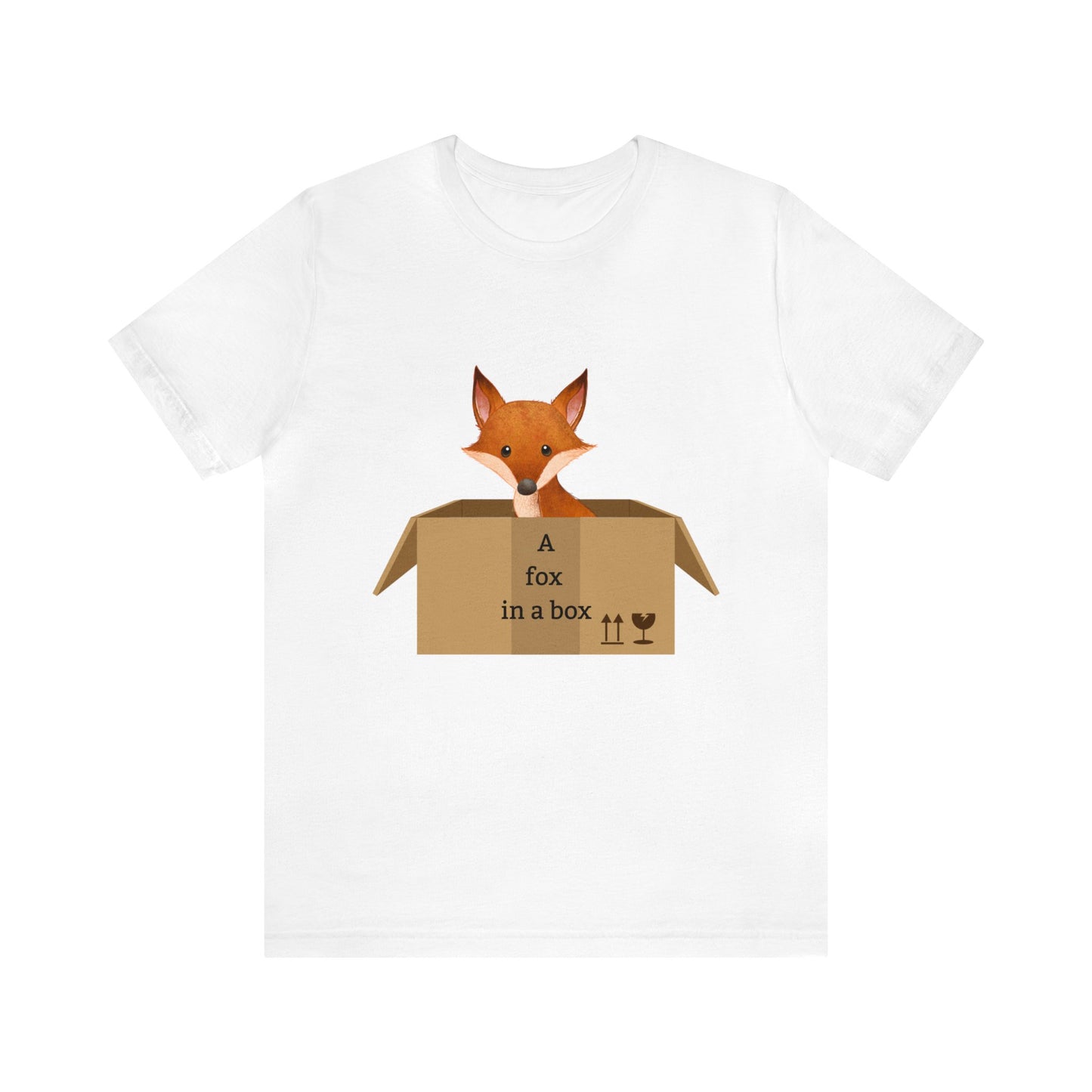 A Fox In A Box Unisex Jersey Short Sleeve Tee