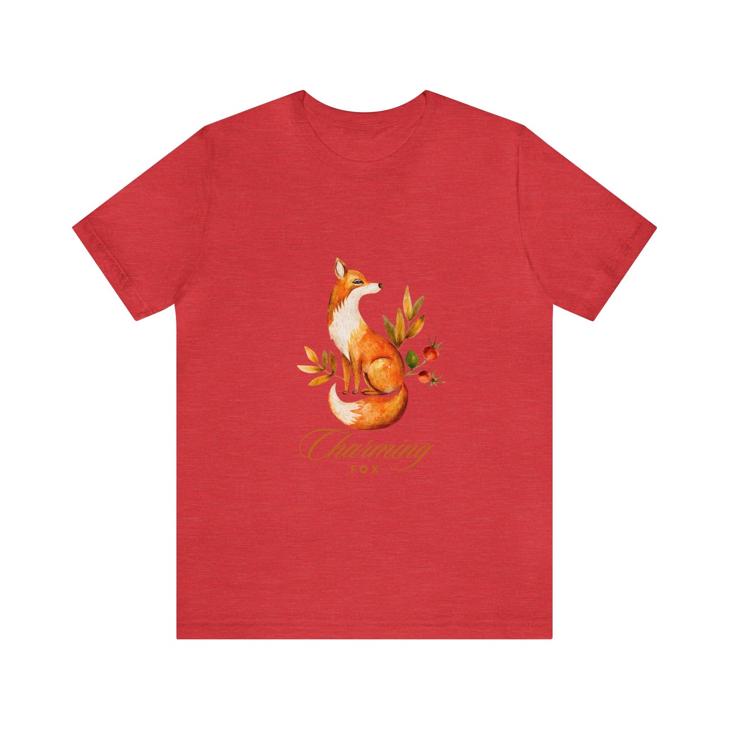 Charming Fox Unisex Jersey Short Sleeve Tee