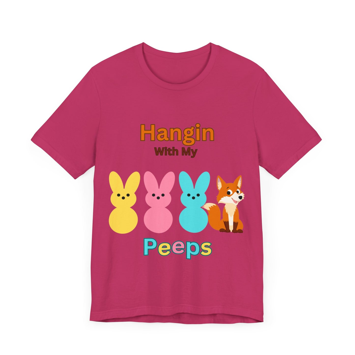 Hangin with My Peeps Unisex Jersey Short Sleeve Tee