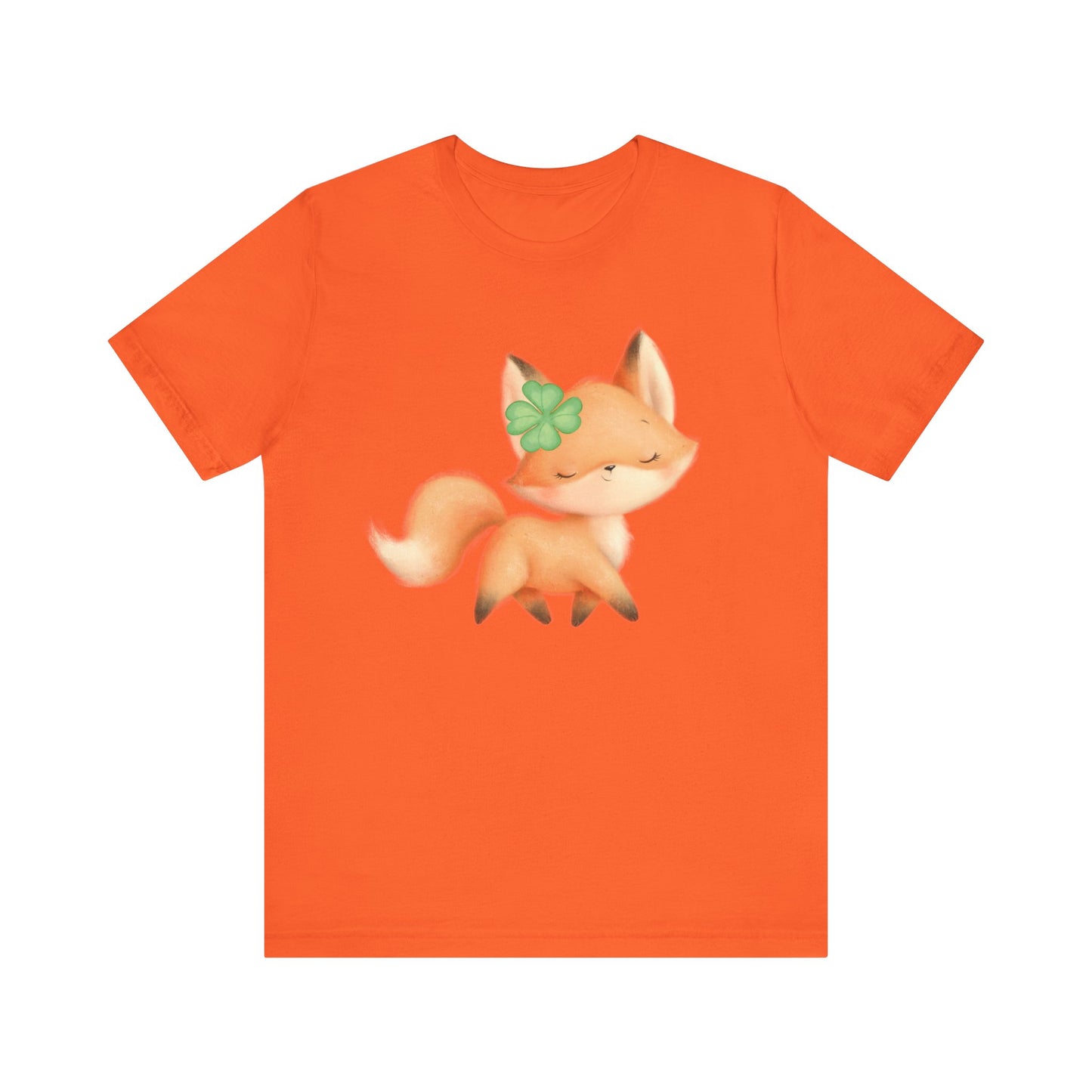 Lucky as a Fox Unisex Jersey Short Sleeve Tee