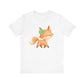 Lucky as a Fox Unisex Jersey Short Sleeve Tee