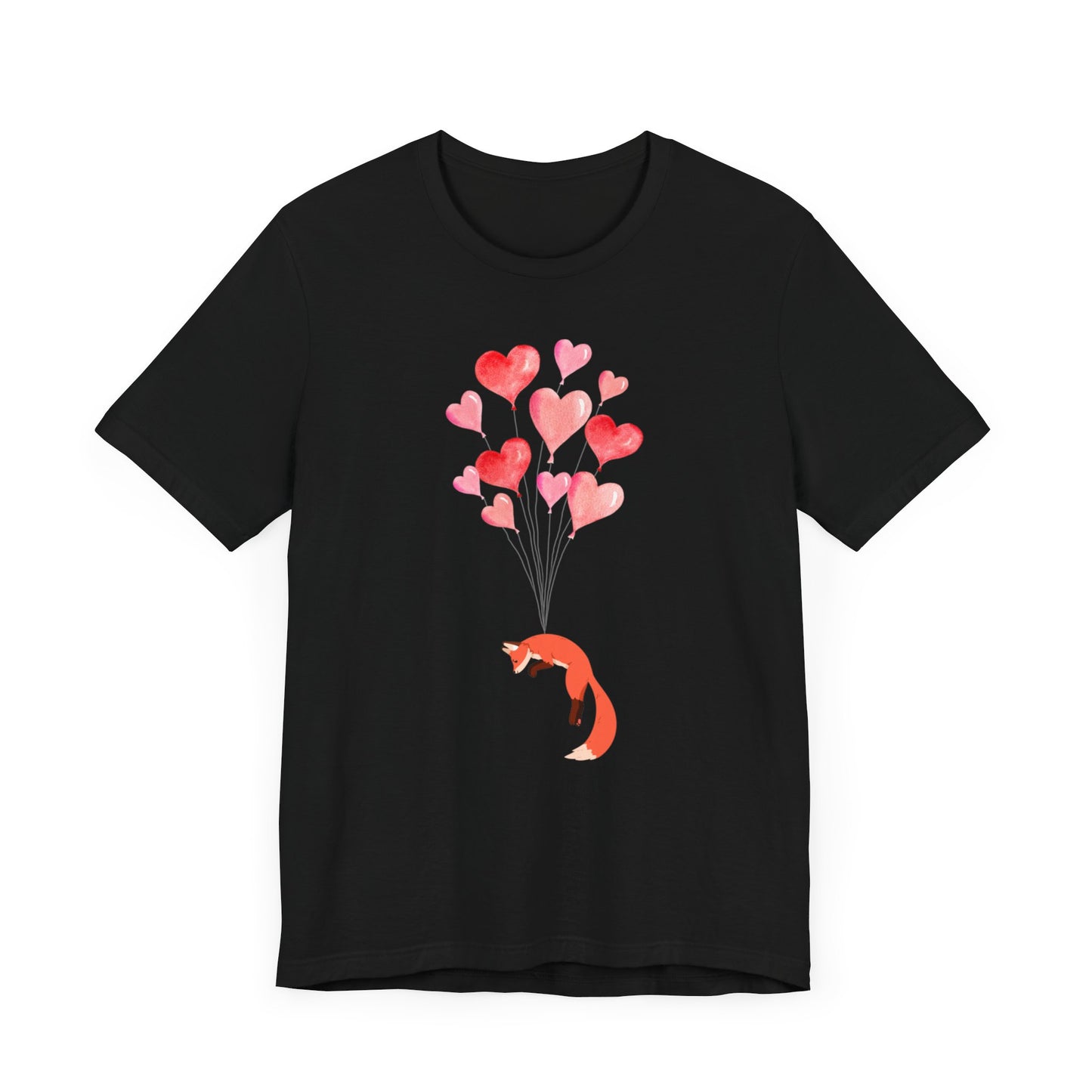 Valentine balloons Unisex Jersey Short Sleeve Tee