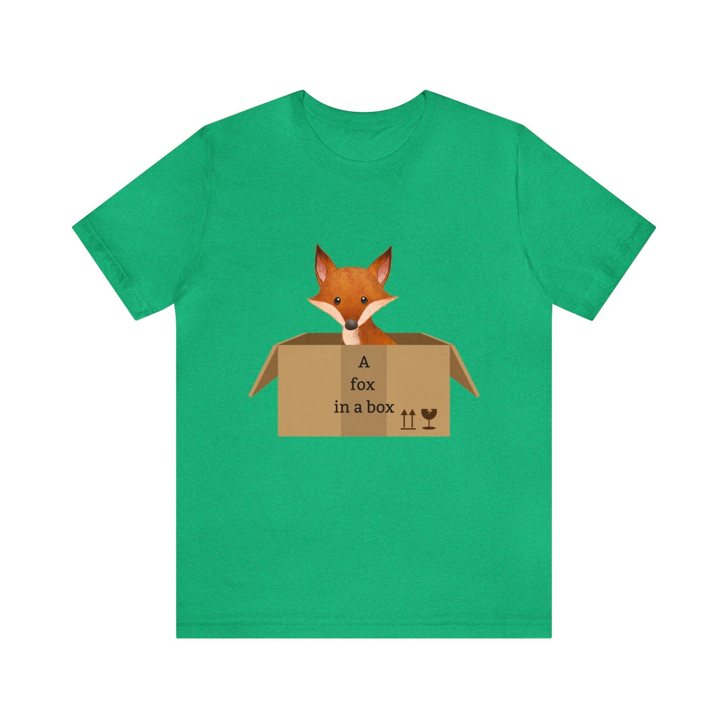 A Fox In A Box Unisex Jersey Short Sleeve Tee