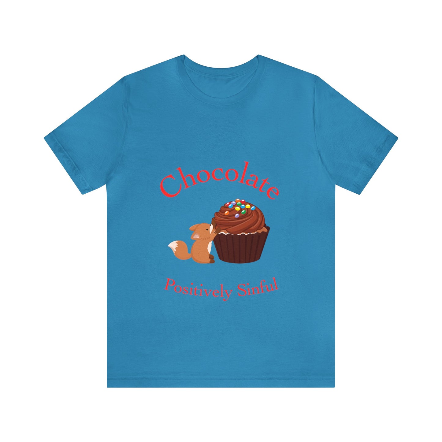 Chocolate Positively Sinful Unisex Jersey Short Sleeve Tee