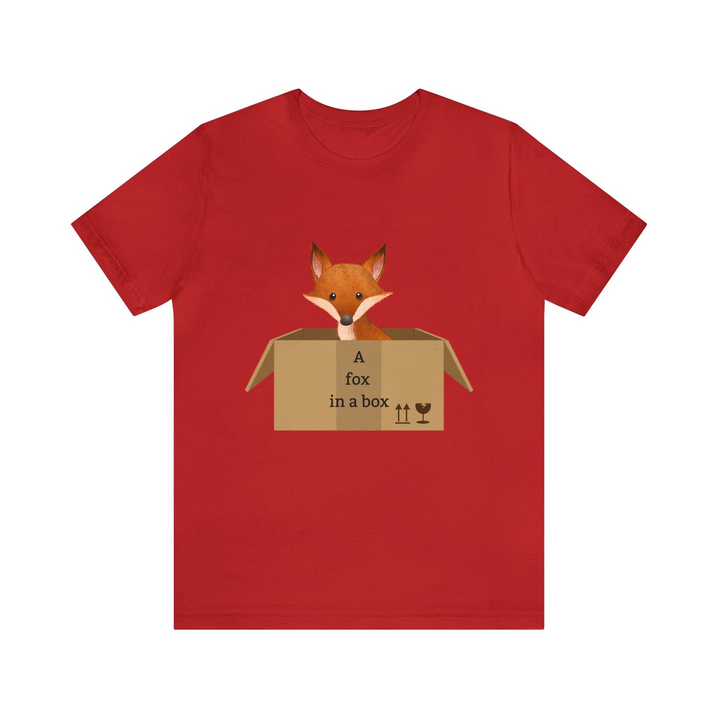 A Fox In A Box Unisex Jersey Short Sleeve Tee